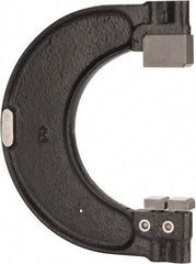 YPG - 3-7/16 to 3-13/16 Inch, Cast Iron 8 Frame Snap Gage - 0.001 Inch Graduation, Hardened Tool Steel Anvil - Industrial Tool & Supply
