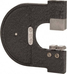 YPG - 0.385 to 0.57 Inch, Cast Iron MC0 Frame Snap Gage - Hardened Tool Steel Anvil - Industrial Tool & Supply