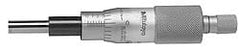 Mitutoyo - 1 Inch, 0.8268 Inch Ratchet Stop Thimble, 0.315 Inch Diameter x 34mm Long Spindle, Mechanical Micrometer Head - Industrial Tool & Supply