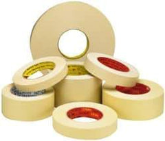 3M - 9" Wide x 1,500' Long Clear Masking Tape - Series 7300, 3.4 mil Thick, 7.4 In/Lb Tensile Strength - Industrial Tool & Supply