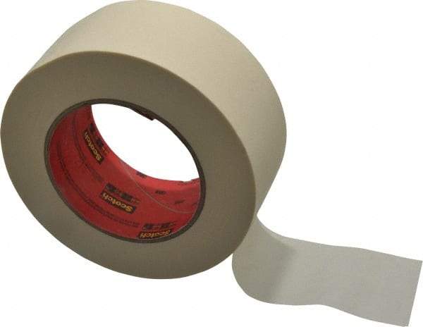 3M - 2" Wide x 60 Yd Long Tan Paper Masking Tape - Series 213, 6 mil Thick, 27 In/Lb Tensile Strength - Industrial Tool & Supply
