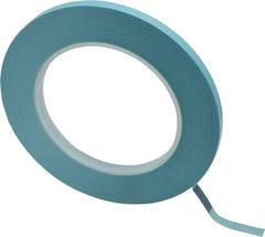 3M - 1/4" Wide x 60 Yd Long Blue Polypropylene Film Masking Tape - Series 215, 4.8 mil Thick, 15 In/Lb Tensile Strength - Industrial Tool & Supply