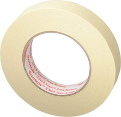 3M - 1" Wide x 60 Yd Long Tan Paper Masking Tape - Series 2364, 6.5 mil Thick, 24 In/Lb Tensile Strength - Industrial Tool & Supply