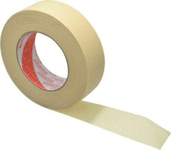 3M - 1-1/2" Wide x 60 Yd Long Tan Paper Masking Tape - Series 2380, 7.2 mil Thick, 28 In/Lb Tensile Strength - Industrial Tool & Supply