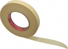 3M - 3/4" Wide x 60 Yd Long Tan Paper Masking Tape - Series 2693, 7.9 mil Thick, 29 In/Lb Tensile Strength - Industrial Tool & Supply