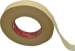 3M - 1" Wide x 60 Yd Long Tan Paper Masking Tape - Series 2693, 7.9 mil Thick, 29 In/Lb Tensile Strength - Industrial Tool & Supply