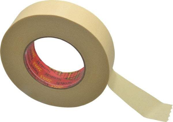 3M - 1-1/2" Wide x 60 Yd Long Tan Paper Masking Tape - Series 2693, 7.9 mil Thick, 29 In/Lb Tensile Strength - Industrial Tool & Supply