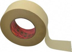3M - 2" Wide x 60 Yd Long Tan Paper Masking Tape - Series 2693, 7.9 mil Thick, 29 In/Lb Tensile Strength - Industrial Tool & Supply