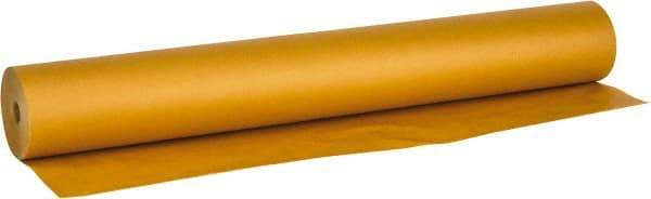 3M - 36" Wide x 250 Yd Long Gold Poly-Coated Paper Masking Paper - 2 mil Thick, 17 In/Lb Tensile Strength - Industrial Tool & Supply