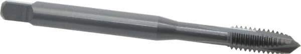 OSG - 5/16-18 UNC, 3 Flute, Oxide Finish, Vanadium High Speed Steel Spiral Point Tap - Plug Chamfer, Right Hand Thread, 90mm OAL, 1-1/8" Thread Length, 0.318" Shank Diam, 2B Class of Fit, Series 250 - Exact Industrial Supply
