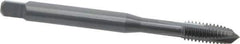 OSG - 5/16-18 UNC, 3 Flute, Oxide Finish, Vanadium High Speed Steel Spiral Point Tap - Plug Chamfer, Right Hand Thread, 90mm OAL, 1-1/8" Thread Length, 0.318" Shank Diam, 2B Class of Fit, Series 250 - Exact Industrial Supply
