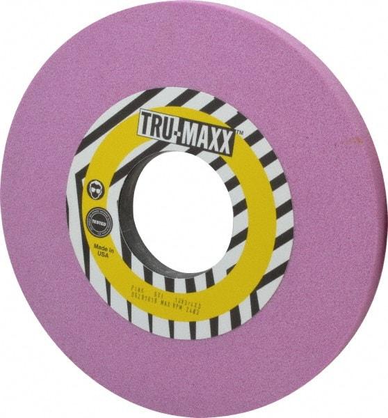 Tru-Maxx - 10" Diam x 3" Hole x 3/4" Thick, I Hardness, 60 Grit Surface Grinding Wheel - Aluminum Oxide, Type 1, Medium Grade, 2,483 Max RPM, Vitrified Bond, No Recess - Industrial Tool & Supply