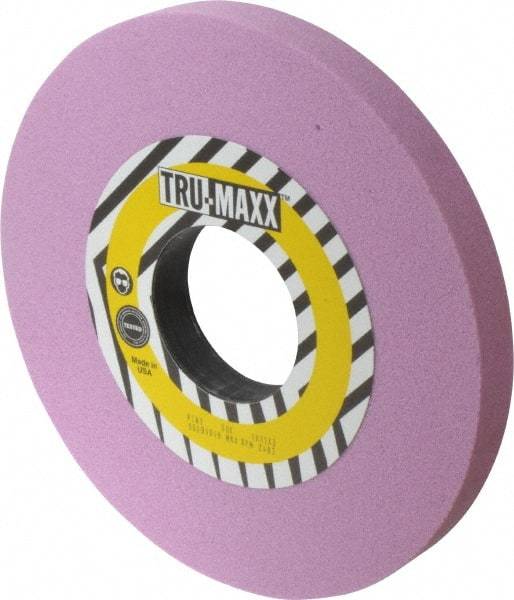 Tru-Maxx - 10" Diam x 3" Hole x 1" Thick, K Hardness, 60 Grit Surface Grinding Wheel - Aluminum Oxide, Type 1, Medium Grade, 2,483 Max RPM, Vitrified Bond, No Recess - Industrial Tool & Supply