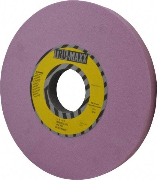 Tru-Maxx - 12" Diam x 3" Hole x 1" Thick, I Hardness, 60 Grit Surface Grinding Wheel - Aluminum Oxide, Type 1, Medium Grade, 2,705 Max RPM, Vitrified Bond, No Recess - Industrial Tool & Supply