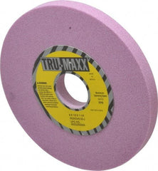Tru-Maxx - 6" Diam x 1-1/4" Hole x 1/2" Thick, J Hardness, 60 Grit Surface Grinding Wheel - Aluminum Oxide, Type 1, Medium Grade, 5,410 Max RPM, Vitrified Bond, No Recess - Industrial Tool & Supply