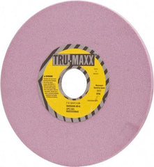 Tru-Maxx - 7" Diam x 1-1/4" Hole x 1/4" Thick, K Hardness, 80 Grit Surface Grinding Wheel - Aluminum Oxide, Type 1, Medium Grade, 3,600 Max RPM, Vitrified Bond, No Recess - Industrial Tool & Supply