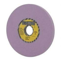 Tru-Maxx - 7" Diam x 1-1/4" Hole x 1/2" Thick, H Hardness, 100 Grit Surface Grinding Wheel - Aluminum Oxide, Type 1, Fine Grade, 3,600 Max RPM, Vitrified Bond, No Recess - Industrial Tool & Supply