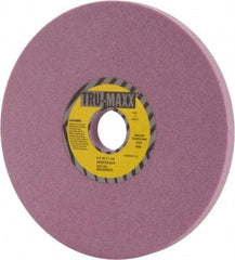 Tru-Maxx - 8" Diam x 1-1/4" Hole x 1/2" Thick, K Hardness, 60 Grit Surface Grinding Wheel - Aluminum Oxide, Type 1, Medium Grade, 3,600 Max RPM, Vitrified Bond, No Recess - Industrial Tool & Supply