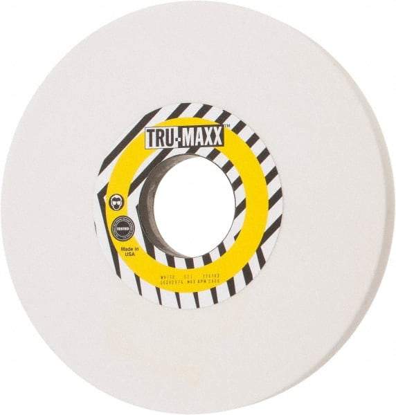 Tru-Maxx - 12" Diam x 3" Hole x 1" Thick, J Hardness, 60 Grit Surface Grinding Wheel - Aluminum Oxide, Type 1, Medium Grade, 2,069 Max RPM, Vitrified Bond, No Recess - Industrial Tool & Supply