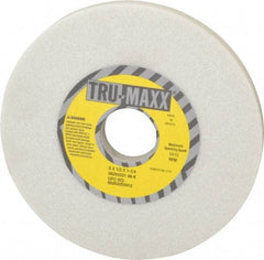 Tru-Maxx - 6" Diam x 1-1/4" Hole x 1/2" Thick, K Hardness, 46 Grit Surface Grinding Wheel - Aluminum Oxide, Type 1, Coarse Grade, 5,410 Max RPM, Vitrified Bond, No Recess - Industrial Tool & Supply