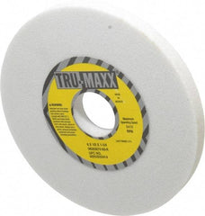 Tru-Maxx - 6" Diam x 1-1/4" Hole x 1/2" Thick, K Hardness, 60 Grit Surface Grinding Wheel - Aluminum Oxide, Type 1, Medium Grade, 5,410 Max RPM, Vitrified Bond, No Recess - Industrial Tool & Supply