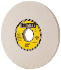 Tru-Maxx - 7" Diam x 1-1/4" Hole x 1/2" Thick, J Hardness, 80 Grit Surface Grinding Wheel - Aluminum Oxide, Type 1, Medium Grade, 3,600 Max RPM, Vitrified Bond, No Recess - Industrial Tool & Supply