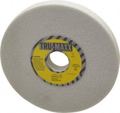 Tru-Maxx - 7" Diam x 1-1/4" Hole x 3/4" Thick, H Hardness, 46 Grit Surface Grinding Wheel - Aluminum Oxide, Type 1, Coarse Grade, 3,600 Max RPM, Vitrified Bond, No Recess - Industrial Tool & Supply