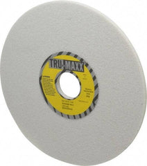 Tru-Maxx - 8" Diam x 1-1/4" Hole x 1/4" Thick, H Hardness, 46 Grit Surface Grinding Wheel - Aluminum Oxide, Type 1, Coarse Grade, 3,600 Max RPM, Vitrified Bond, No Recess - Industrial Tool & Supply