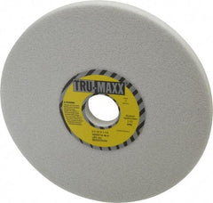 Tru-Maxx - 8" Diam x 1-1/4" Hole x 1/2" Thick, H Hardness, 46 Grit Surface Grinding Wheel - Aluminum Oxide, Type 1, Coarse Grade, 3,105 Max RPM, Vitrified Bond, No Recess - Industrial Tool & Supply