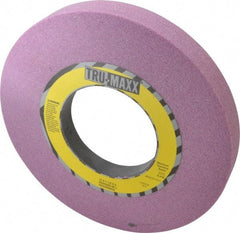 Tru-Maxx - 12" Diam x 5" Hole x 1-1/2" Thick, J Hardness, 46 Grit Surface Grinding Wheel - Aluminum Oxide, Type 5, Coarse Grade, 2,705 Max RPM, Vitrified Bond, One-Side Recess - Industrial Tool & Supply