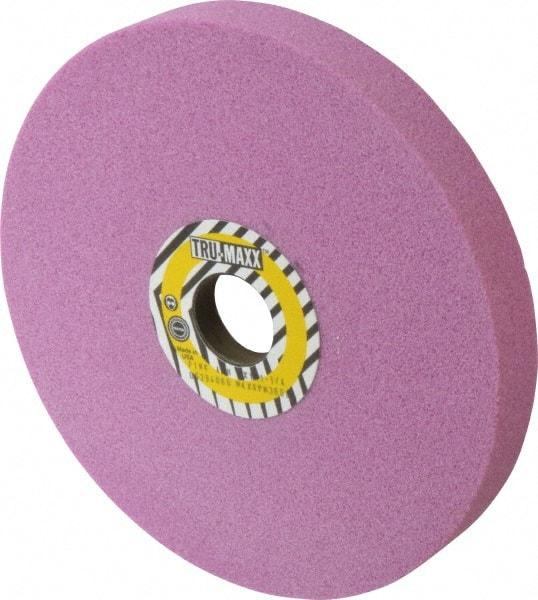 Tru-Maxx - 8" Diam x 1-1/4" Hole x 1" Thick, H Hardness, 46 Grit Surface Grinding Wheel - Aluminum Oxide, Type 5, Coarse Grade, 3,105 Max RPM, Vitrified Bond, One-Side Recess - Industrial Tool & Supply