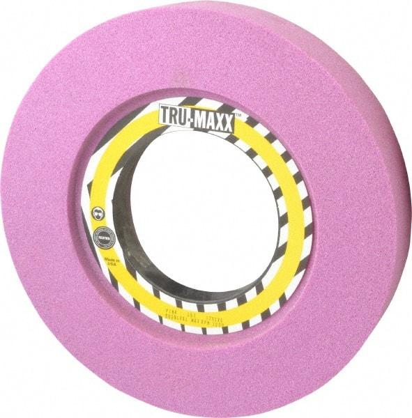 Tru-Maxx - 12" Diam x 5" Hole x 2" Thick, J Hardness, 46 Grit Surface Grinding Wheel - Aluminum Oxide, Type 7, Coarse Grade, 2,069 Max RPM, Vitrified Bond, Two-Side Recess - Industrial Tool & Supply
