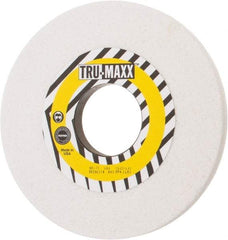 Tru-Maxx - 10" Diam x 3" Hole x 3/4" Thick, G Hardness, 46 Grit Surface Grinding Wheel - Aluminum Oxide, Type 1, Coarse Grade, 2,483 Max RPM, Vitrified Bond, No Recess - Industrial Tool & Supply