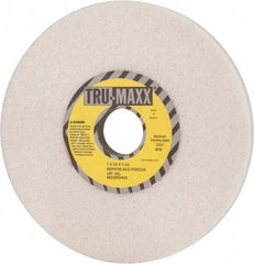 Tru-Maxx - 7" Diam x 1-1/4" Hole x 1/2" Thick, G Hardness, 60 Grit Surface Grinding Wheel - Aluminum Oxide, Type 1, Medium Grade, 3,600 Max RPM, Vitrified Bond, No Recess - Industrial Tool & Supply