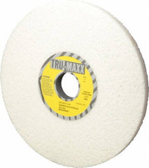 Tru-Maxx - 8" Diam x 1-1/4" Hole x 1/2" Thick, G Hardness, 46 Grit Surface Grinding Wheel - Aluminum Oxide, Type 1, Coarse Grade, 3,105 Max RPM, Vitrified Bond, No Recess - Industrial Tool & Supply