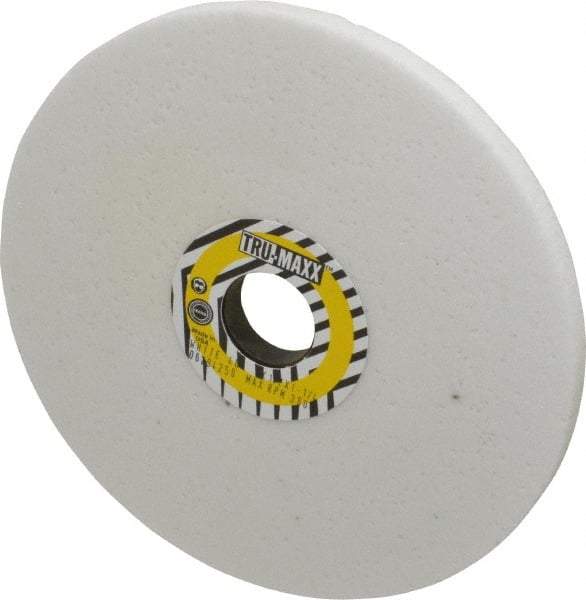 Tru-Maxx - 8" Diam x 1-1/4" Hole x 1/2" Thick, H Hardness, 46 Grit Surface Grinding Wheel - Aluminum Oxide, Type 1, Coarse Grade, 3,600 Max RPM, Vitrified Bond, No Recess - Industrial Tool & Supply