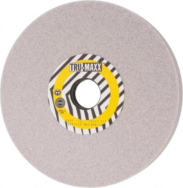 Tru-Maxx - 8" Diam x 1-1/4" Hole x 1" Thick, I Hardness, 46 Grit Surface Grinding Wheel - Aluminum Oxide, Type 5, Coarse Grade, 3,600 Max RPM, Vitrified Bond, One-Side Recess - Industrial Tool & Supply