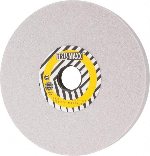 Tru-Maxx - 8" Diam x 1-1/4" Hole x 1" Thick, I Hardness, 60 Grit Surface Grinding Wheel - Aluminum Oxide, Type 5, Medium Grade, 3,600 Max RPM, Vitrified Bond, One-Side Recess - Industrial Tool & Supply
