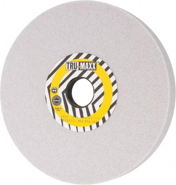 Tru-Maxx - 8" Diam x 1-1/4" Hole x 1" Thick, K Hardness, 60 Grit Surface Grinding Wheel - Aluminum Oxide, Type 5, Medium Grade, 3,600 Max RPM, Vitrified Bond, One-Side Recess - Industrial Tool & Supply