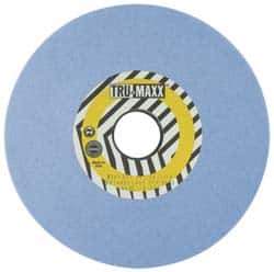 Tru-Maxx - 10" Diam x 3" Hole x 1" Thick, I Hardness, 46 Grit Surface Grinding Wheel - Ceramic, Type 1, Coarse Grade, 2,483 Max RPM, Vitrified Bond, No Recess - Industrial Tool & Supply