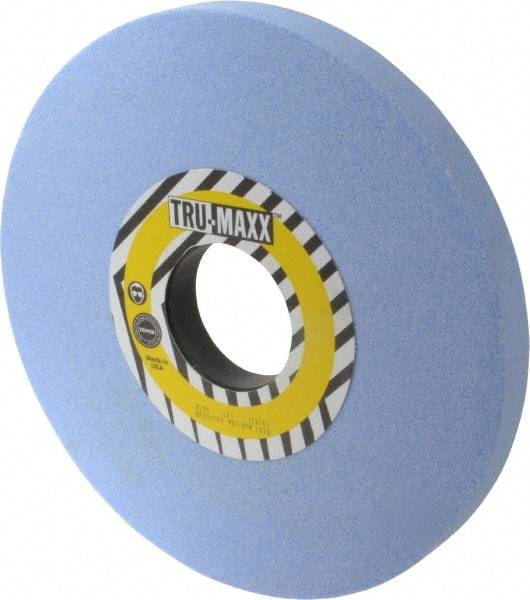 Tru-Maxx - 12" Diam x 3" Hole x 1" Thick, I Hardness, 46 Grit Surface Grinding Wheel - Ceramic, Type 1, Coarse Grade, 2,705 Max RPM, Vitrified Bond, No Recess - Industrial Tool & Supply