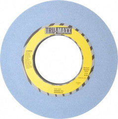 Tru-Maxx - 12" Diam x 5" Hole x 1" Thick, J Hardness, 46 Grit Surface Grinding Wheel - Ceramic, Type 1, Coarse Grade, 2,705 Max RPM, Vitrified Bond, No Recess - Industrial Tool & Supply
