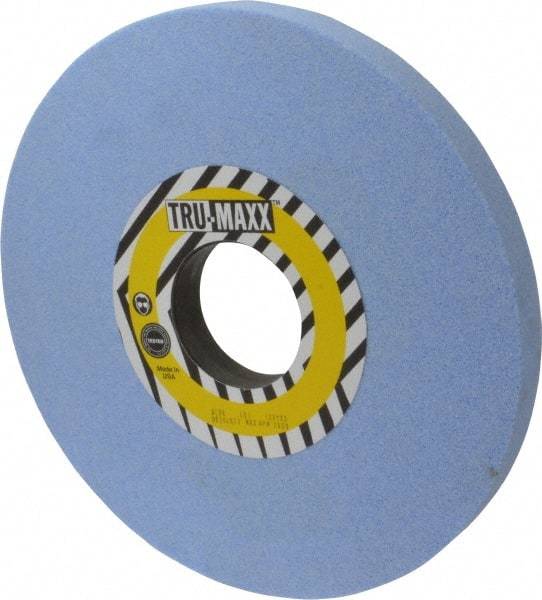 Tru-Maxx - 12" Diam x 3" Hole x 1" Thick, J Hardness, 46 Grit Surface Grinding Wheel - Ceramic, Type 1, Coarse Grade, 2,705 Max RPM, Vitrified Bond, No Recess - Industrial Tool & Supply