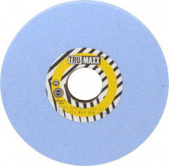 Tru-Maxx - 6" Diam x 1-1/4" Hole x 1/2" Thick, K Hardness, 60 Grit Surface Grinding Wheel - Ceramic, Type 1, Medium Grade, 5,410 Max RPM, Vitrified Bond, No Recess - Industrial Tool & Supply