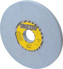 Tru-Maxx - 7" Diam x 1-1/4" Hole x 1/2" Thick, I Hardness, 46 Grit Surface Grinding Wheel - Ceramic, Type 1, Coarse Grade, 3,600 Max RPM, Vitrified Bond, No Recess - Industrial Tool & Supply