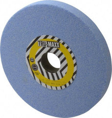 Tru-Maxx - 7" Diam x 1-1/4" Hole x 3/4" Thick, K Hardness, 46 Grit Surface Grinding Wheel - Ceramic, Type 1, Coarse Grade, 3,600 Max RPM, Vitrified Bond, No Recess - Industrial Tool & Supply