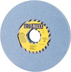 Tru-Maxx - 7" Diam x 1-1/4" Hole x 3/4" Thick, J Hardness, 60 Grit Surface Grinding Wheel - Ceramic, Type 1, Medium Grade, 3,600 Max RPM, Vitrified Bond, No Recess - Industrial Tool & Supply