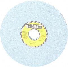 Tru-Maxx - 8" Diam x 1-1/4" Hole x 1/2" Thick, J Hardness, 46 Grit Surface Grinding Wheel - Ceramic, Type 1, Coarse Grade, 3,600 Max RPM, Vitrified Bond, No Recess - Industrial Tool & Supply