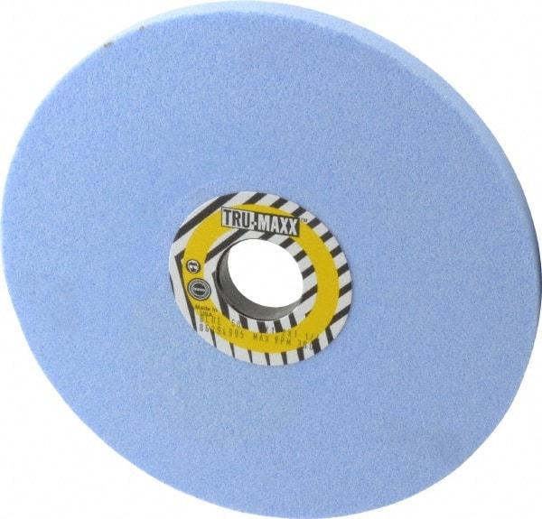 Tru-Maxx - 8" Diam x 1-1/4" Hole x 1/2" Thick, J Hardness, 60 Grit Surface Grinding Wheel - Ceramic, Type 1, Medium Grade, 3,600 Max RPM, Vitrified Bond, No Recess - Industrial Tool & Supply