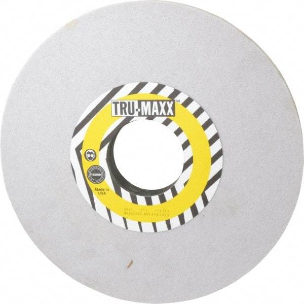 Tru-Maxx - 12" Diam x 3" Hole x 1" Thick, J Hardness, 60 Grit Surface Grinding Wheel - Aluminum Oxide, Type 1, Medium Grade, 2,705 Max RPM, Vitrified Bond, No Recess - Industrial Tool & Supply